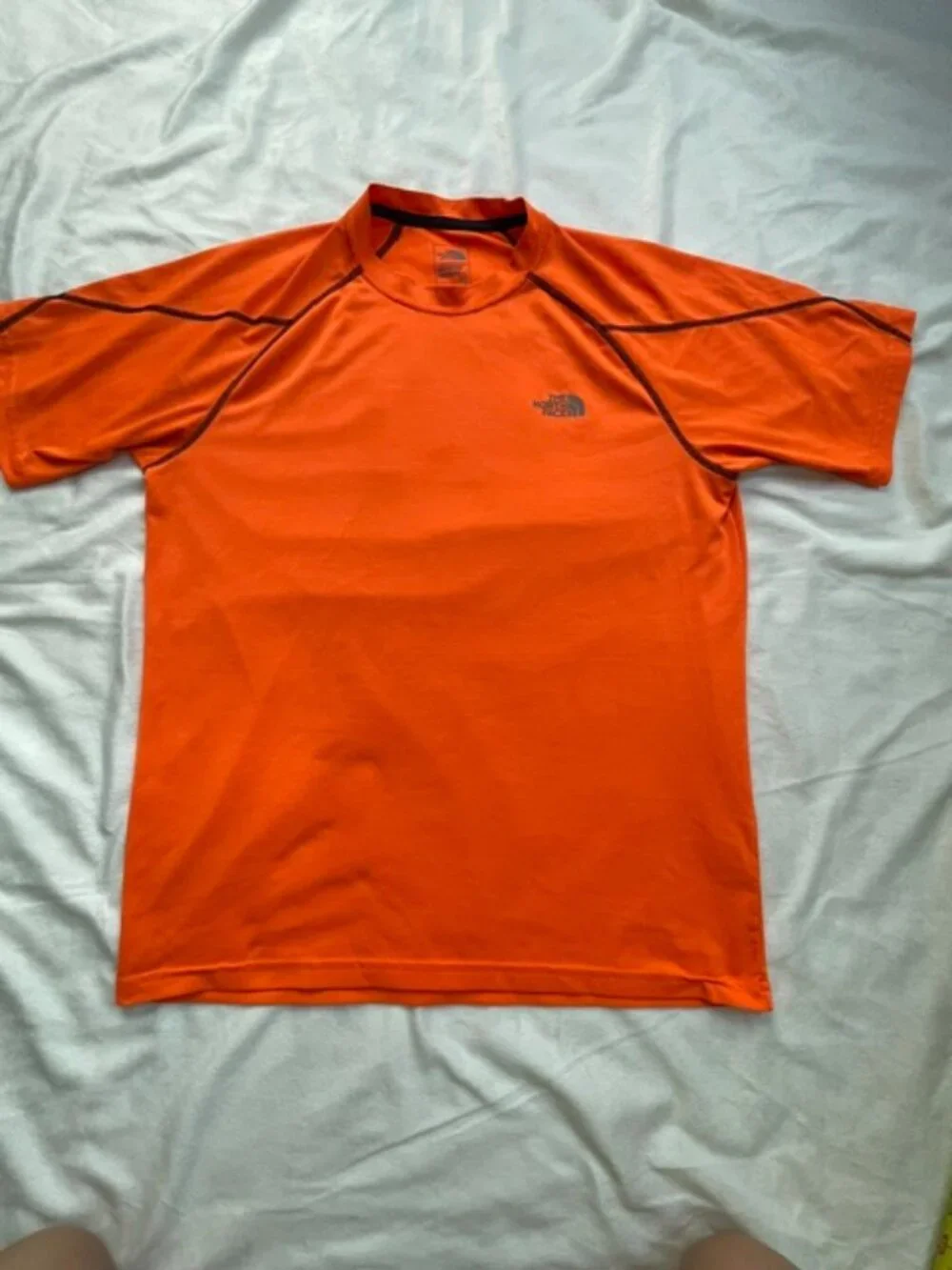 The North Face Men's Flash Dry Activewear Tops, Orange, Size S